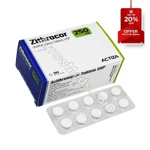 Zithrocor 250 mg (Azithromycin)